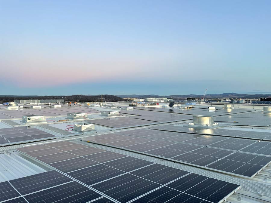Commercial solar installation by Meta Electrical & Solar β Canberra ACT and South Coast NSW Commercial solar solution installed by Meta Electrical and Solar Canberra
