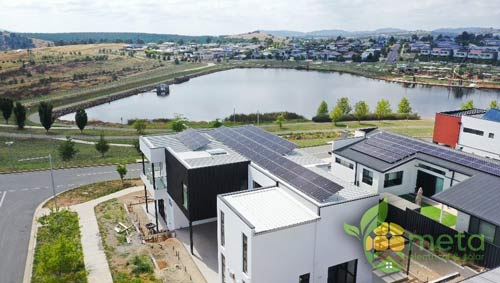 Why you should invest in Canberra Solar Energy. Solar installer Canberra Home solar panel system installed by Meta Electrical
