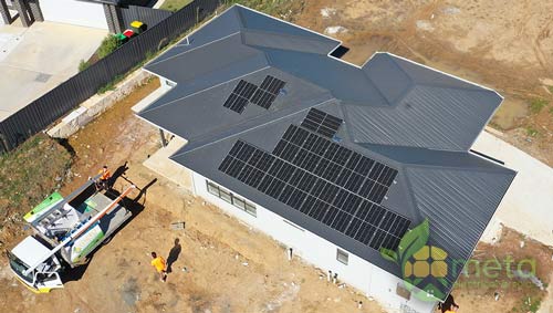 Why you should invest in Canberra Solar Energy. Solar installer Canberra Home solar panel system installed by Meta Electrical